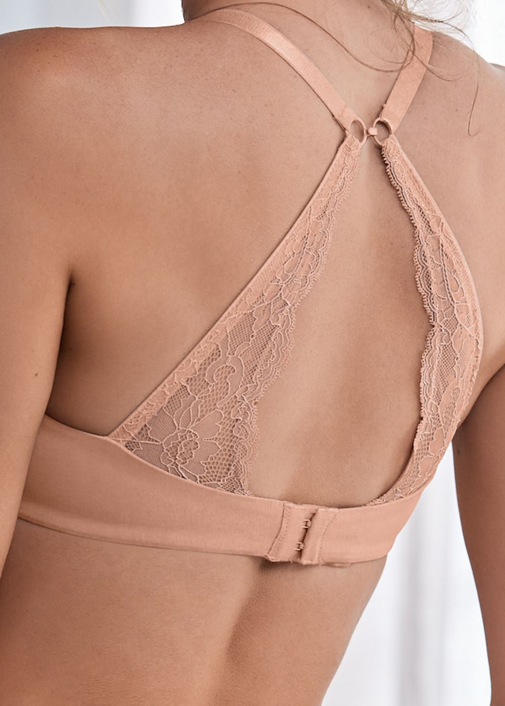 Venus Pearl By Venus? Lace Back Wireless Bra, Any 2/$75 in Dolce' Delight