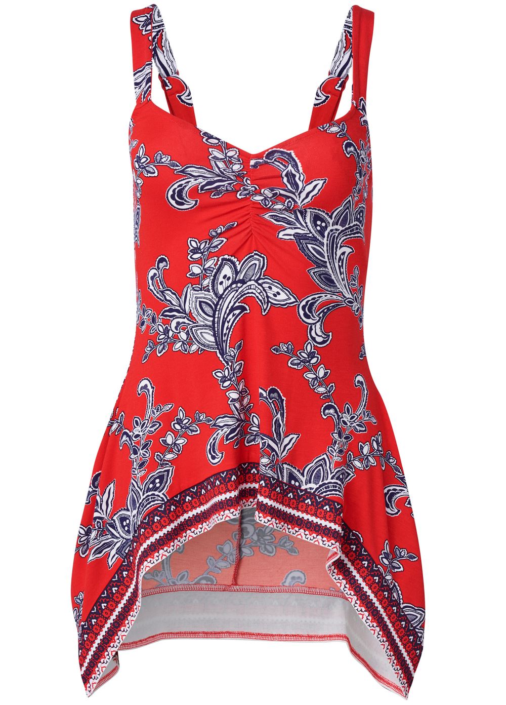Venus Plus Size Paisley And Patriotic Tank