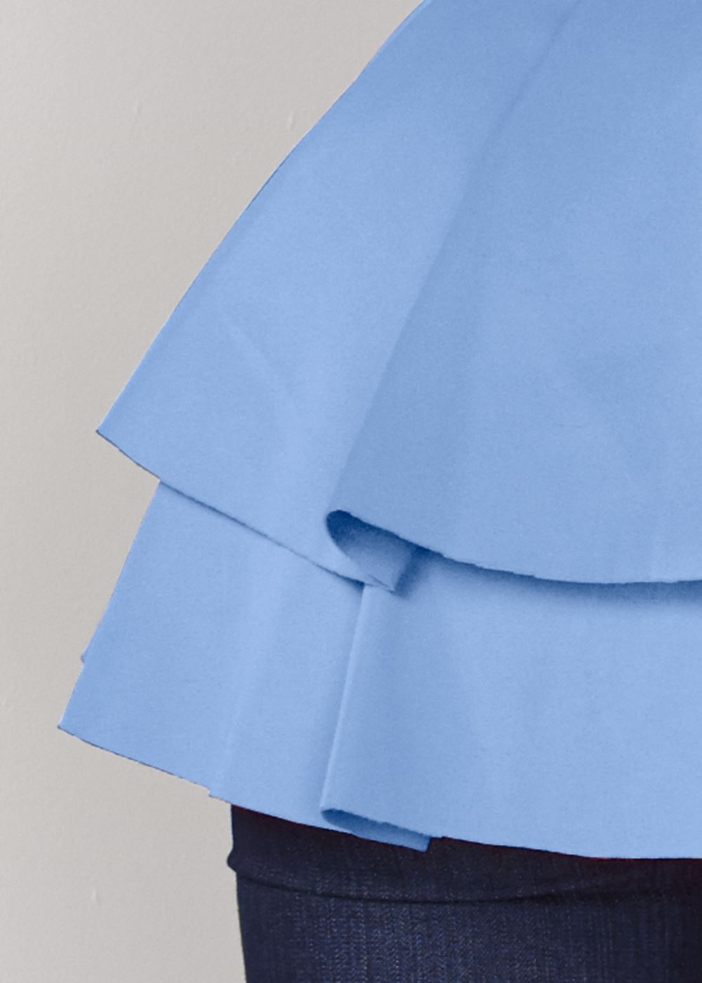 Venus Plus Size Tiered Detail Top