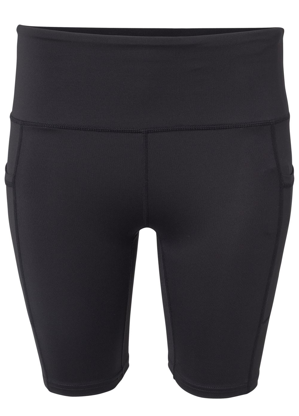 Venus Black High-Rise Pocket Bike Shorts