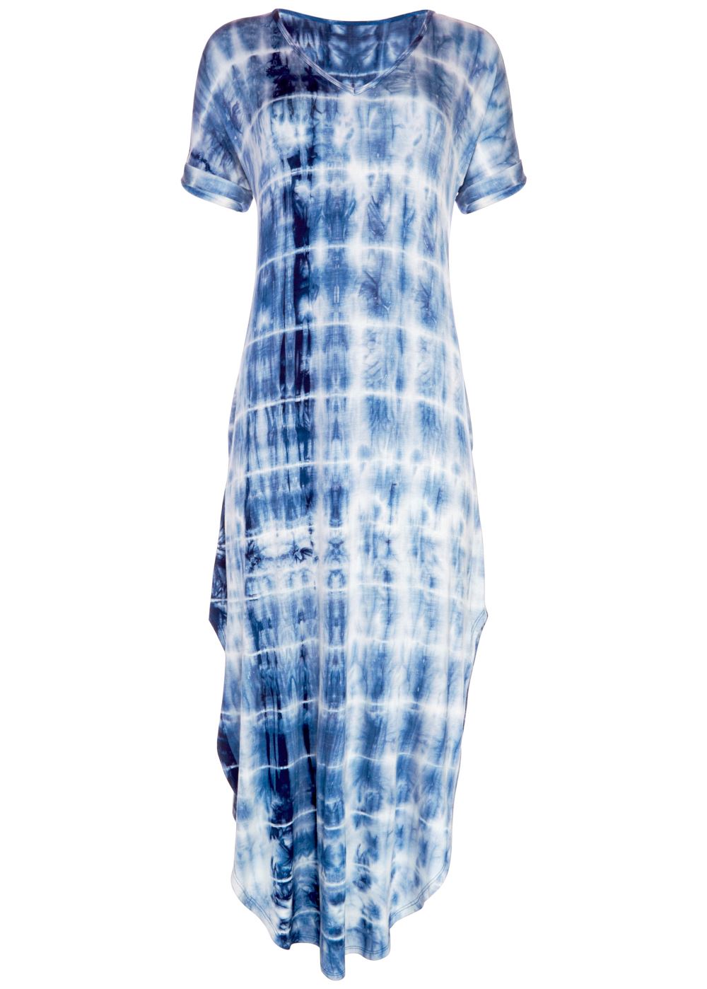 Venus Plus Size Casual T-Shirt Maxi Dress