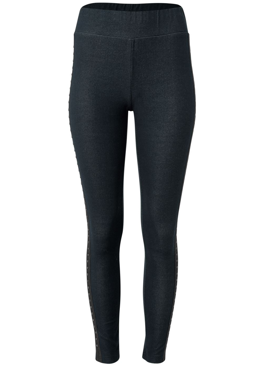 Venus Plus Size Embellished Leggings in Black