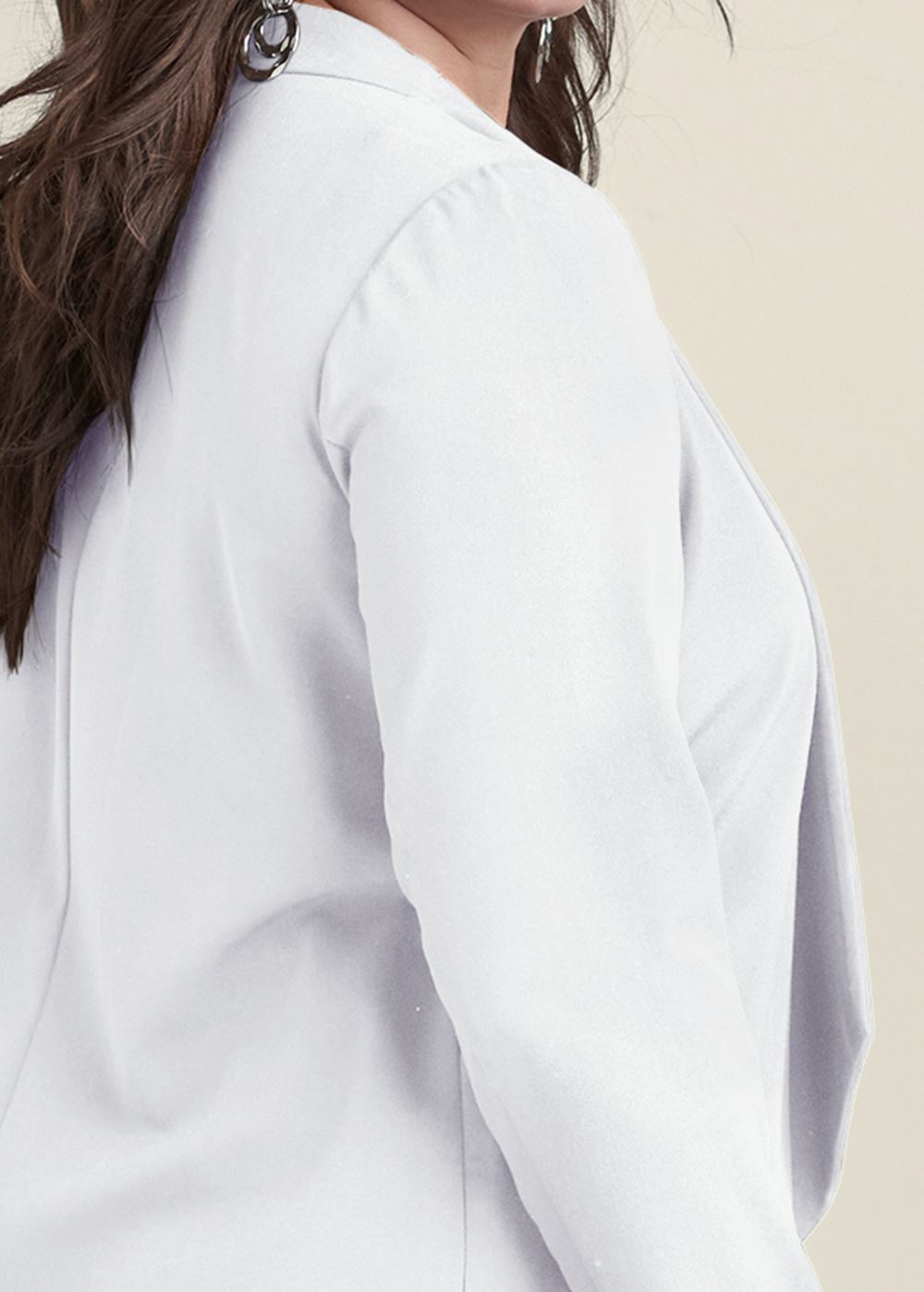 Venus Waterfall Blazer in White