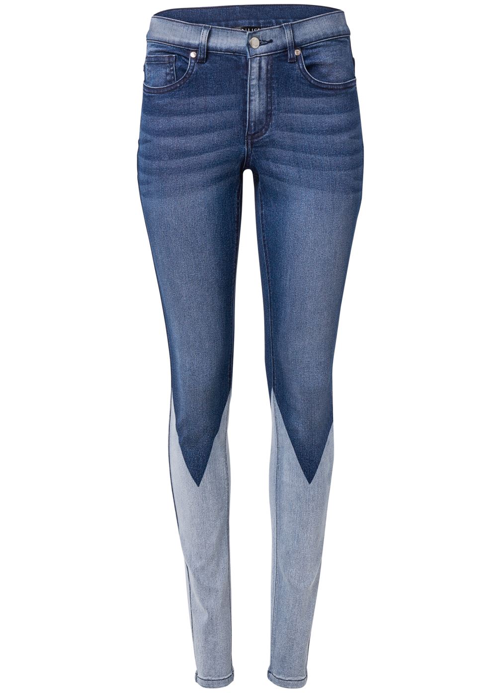 Venus Denim Blue LASER PRINT SKINNY JEANS