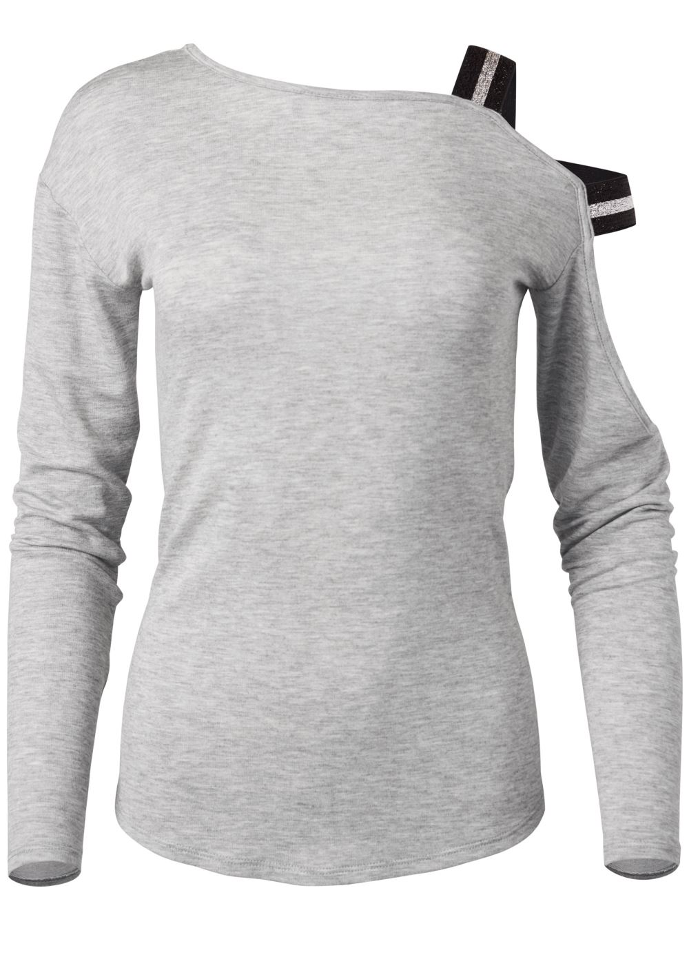 Venus Plus Size Strap Detail Lounge Top