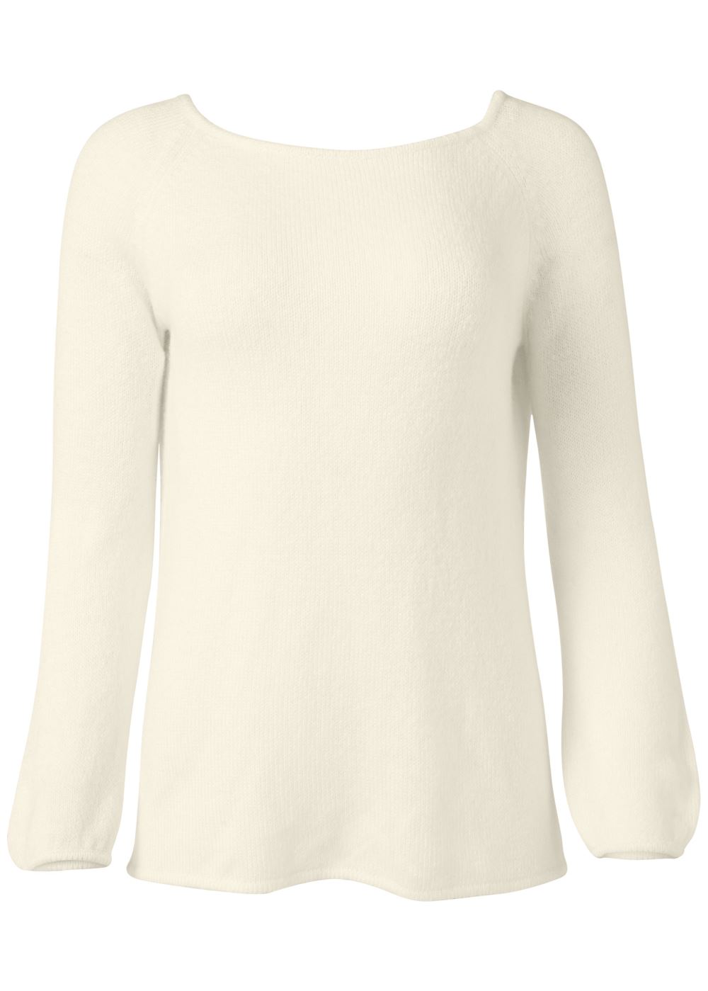 Venus Plus Size Bow Detail Sweater in Off White