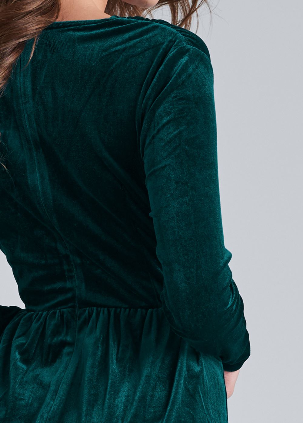 Venus Plus Size Embellished Velvet Dress