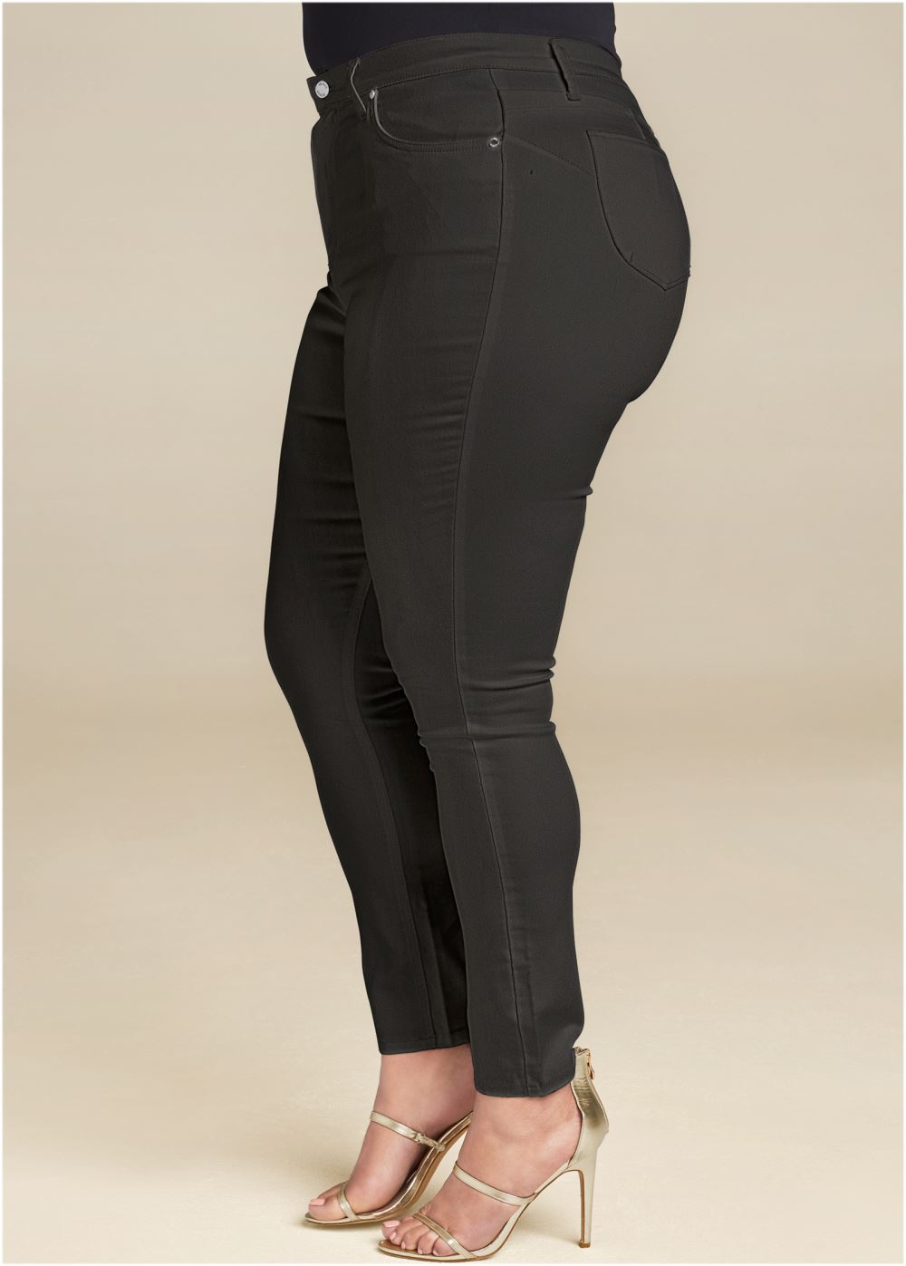 Venus Plus Size Lift Jeans in Black Denim