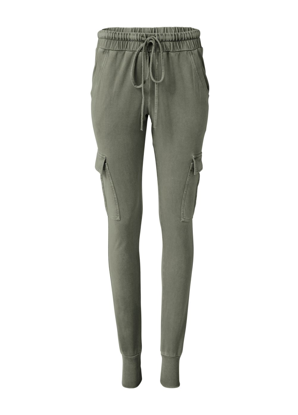 Venus Plus Size Cargo Lounge Joggers in Black
