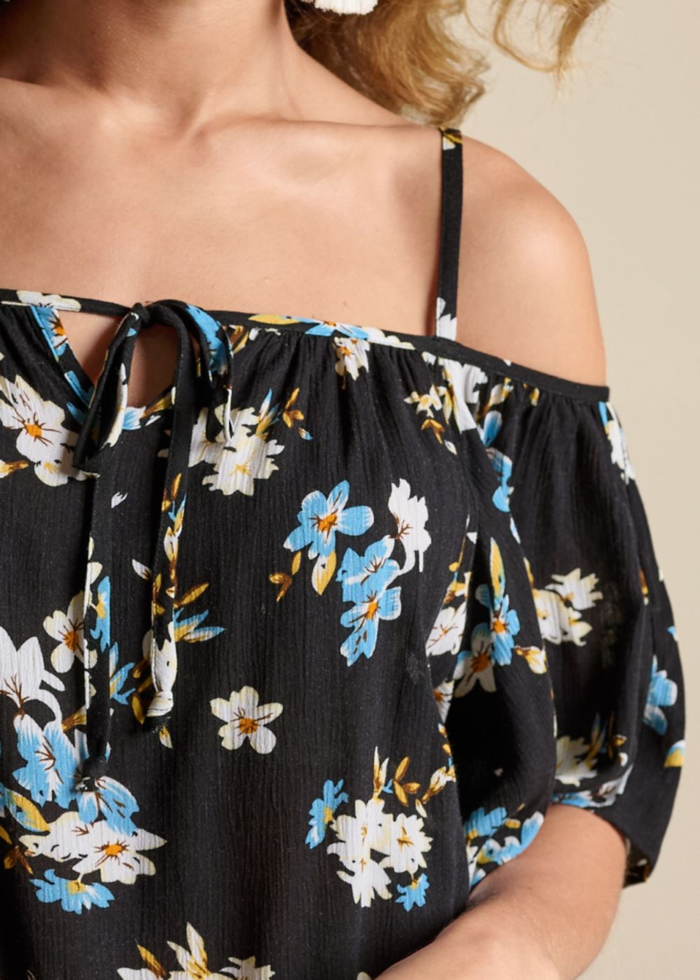 Venus Plus Size Cold Shoulder Top