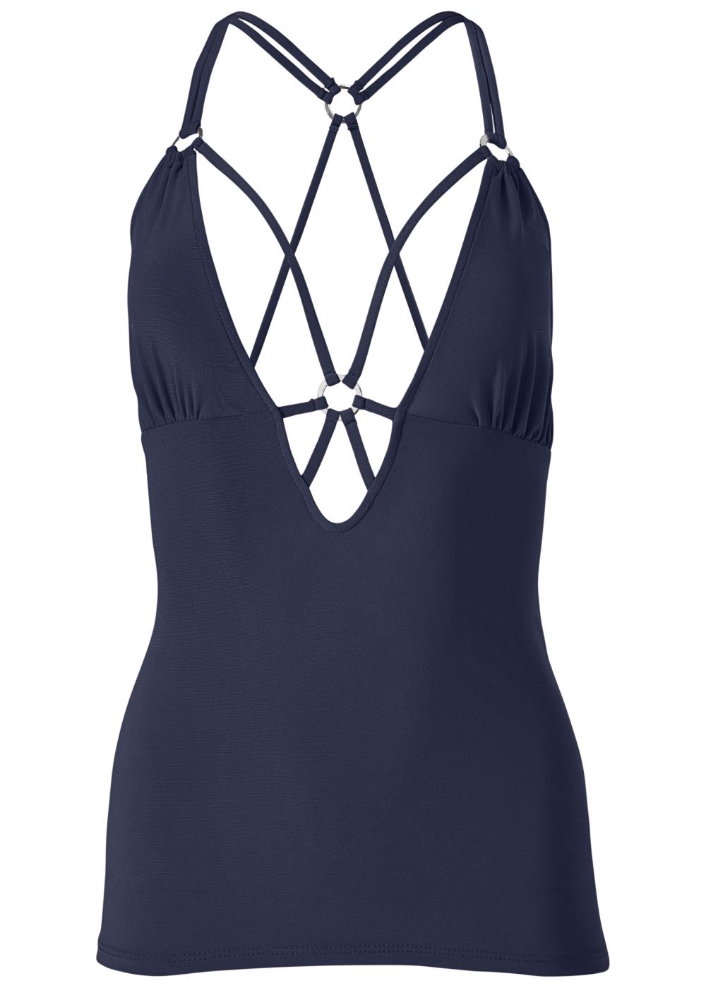 Venus Navy STRAPPY DETAIL TOP