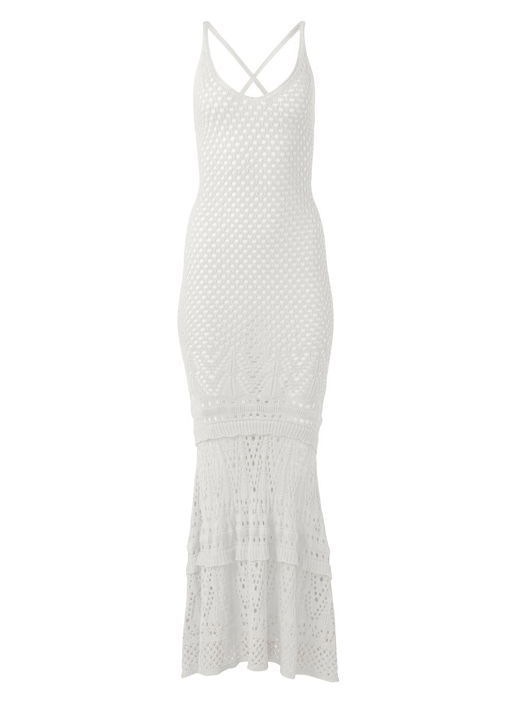 Venus Plus Size Crochet Tank Maxi Dress