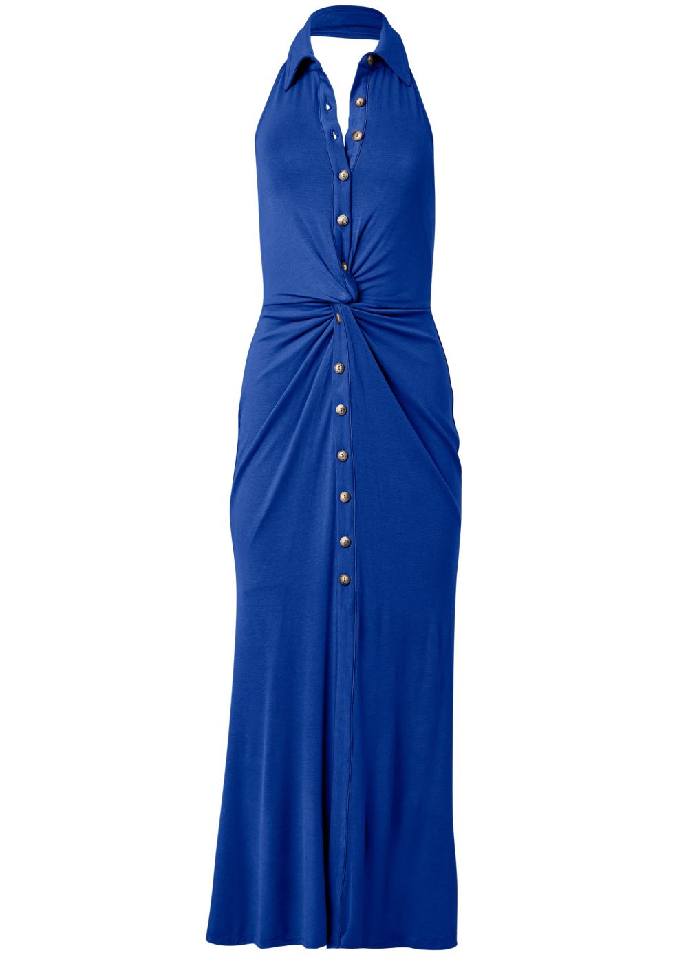 Venus Blue KNOT DETAIL MAXI DRESS