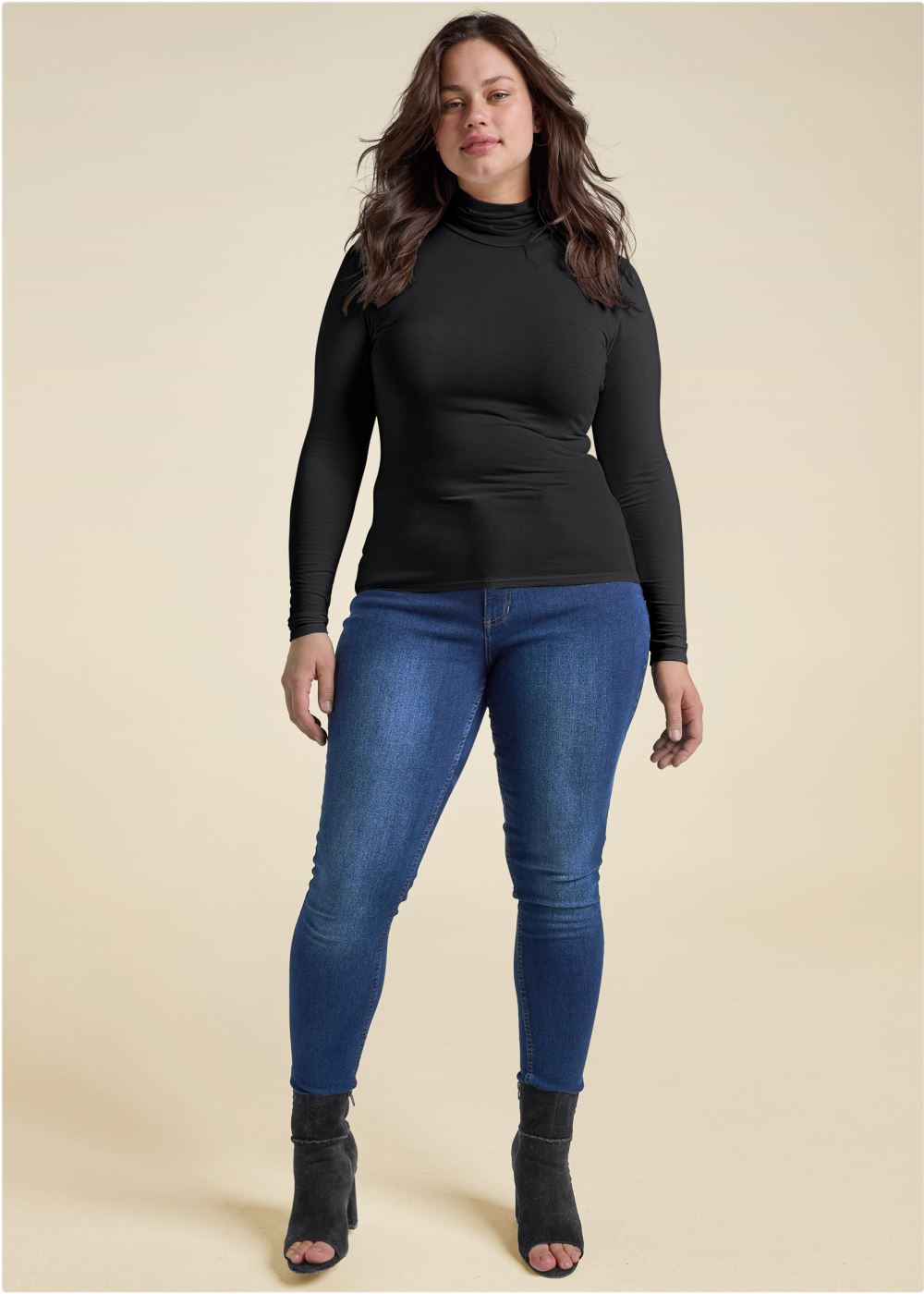 Venus Plus Size Back Cutout Casual Top
