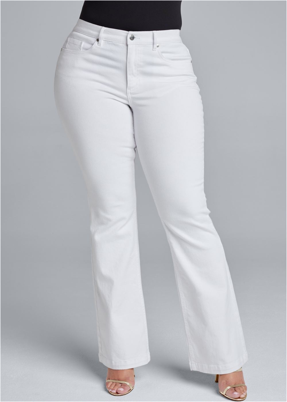 Venus White BOOTCUT JEANS