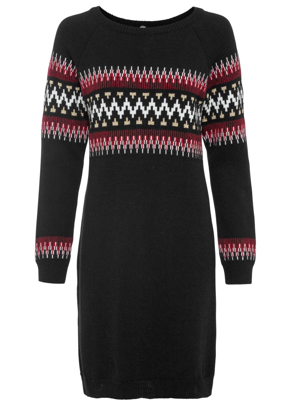 Venus Plus Size Printed Sweater Dress