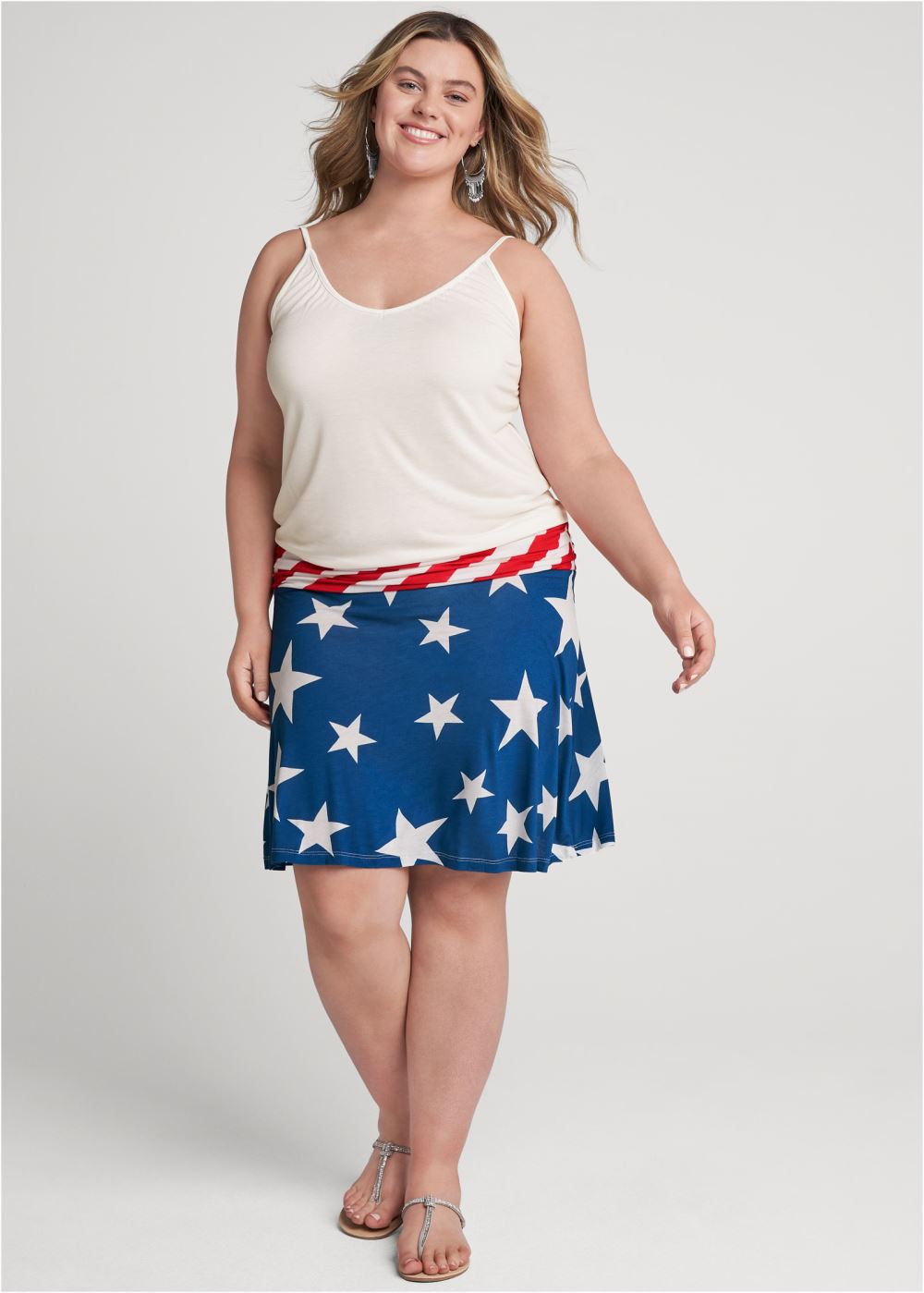 Venus Plus Size Casual Tank Dress