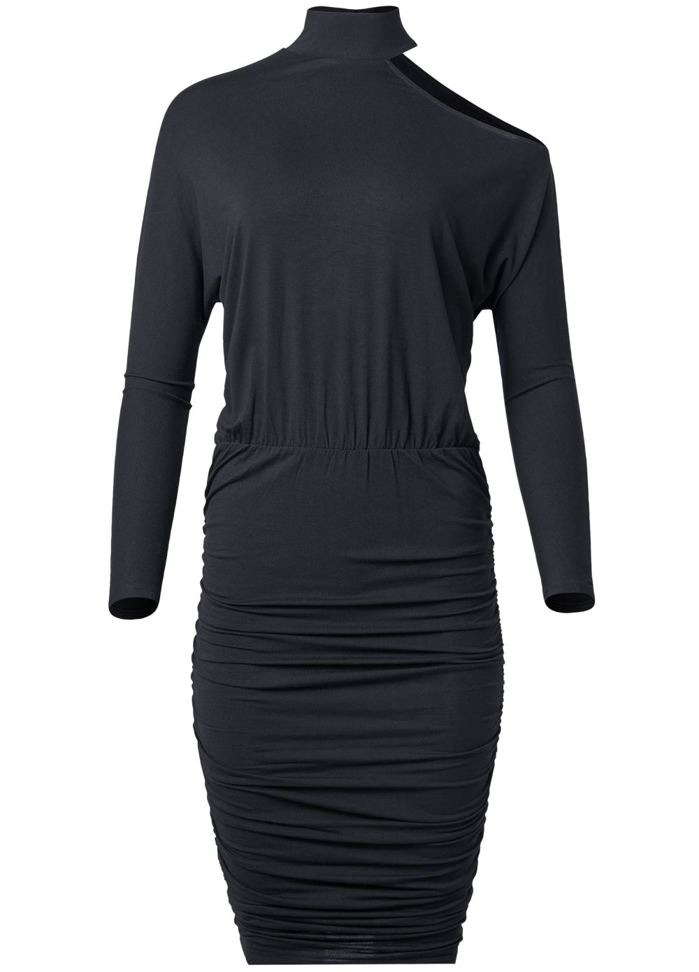 Venus Plus Size Ruched Midi Dress