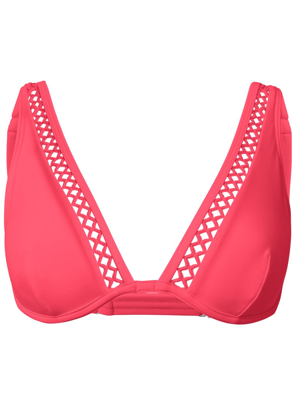 Venus Plus Size Underwire Swim Top Bikini - Sunset Pink