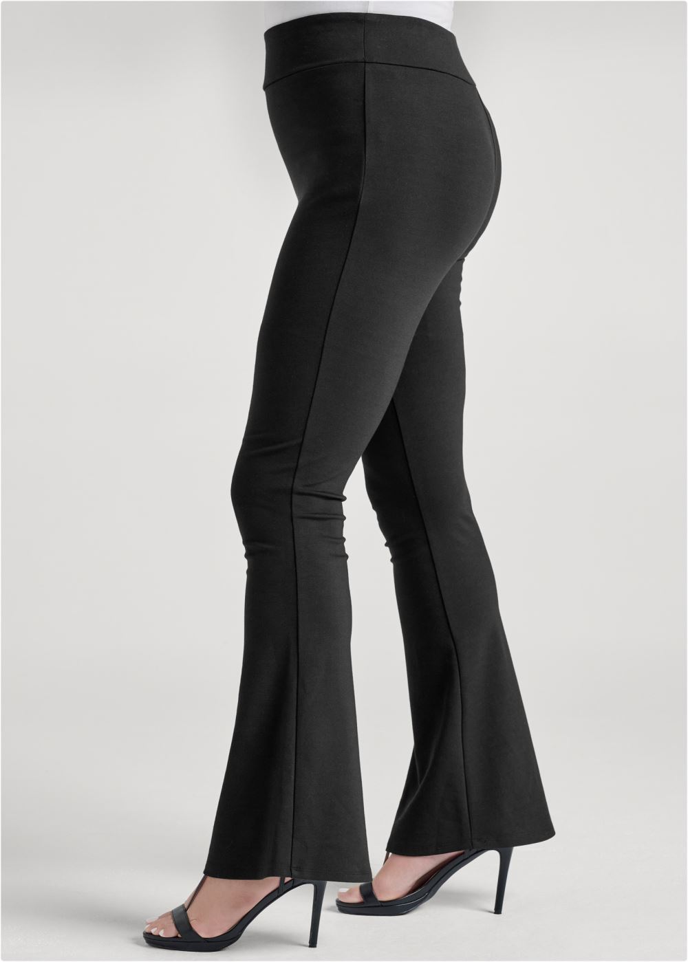 Venus Black WIDE LEG PONTE PANTS