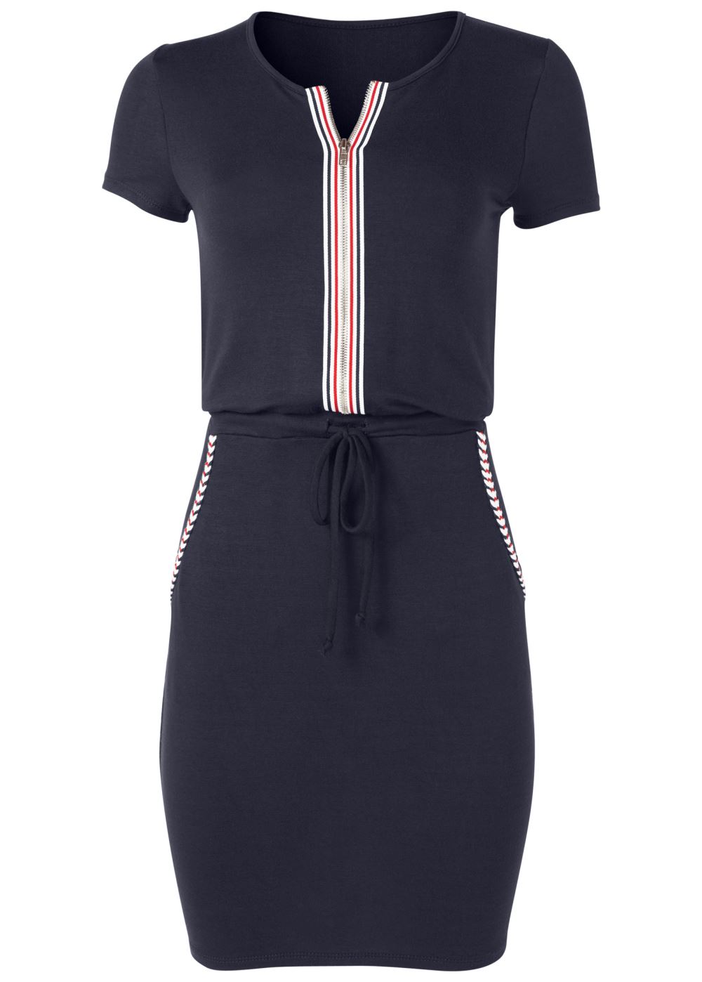 Venus Plus Size Zip-Front Lounge Dress