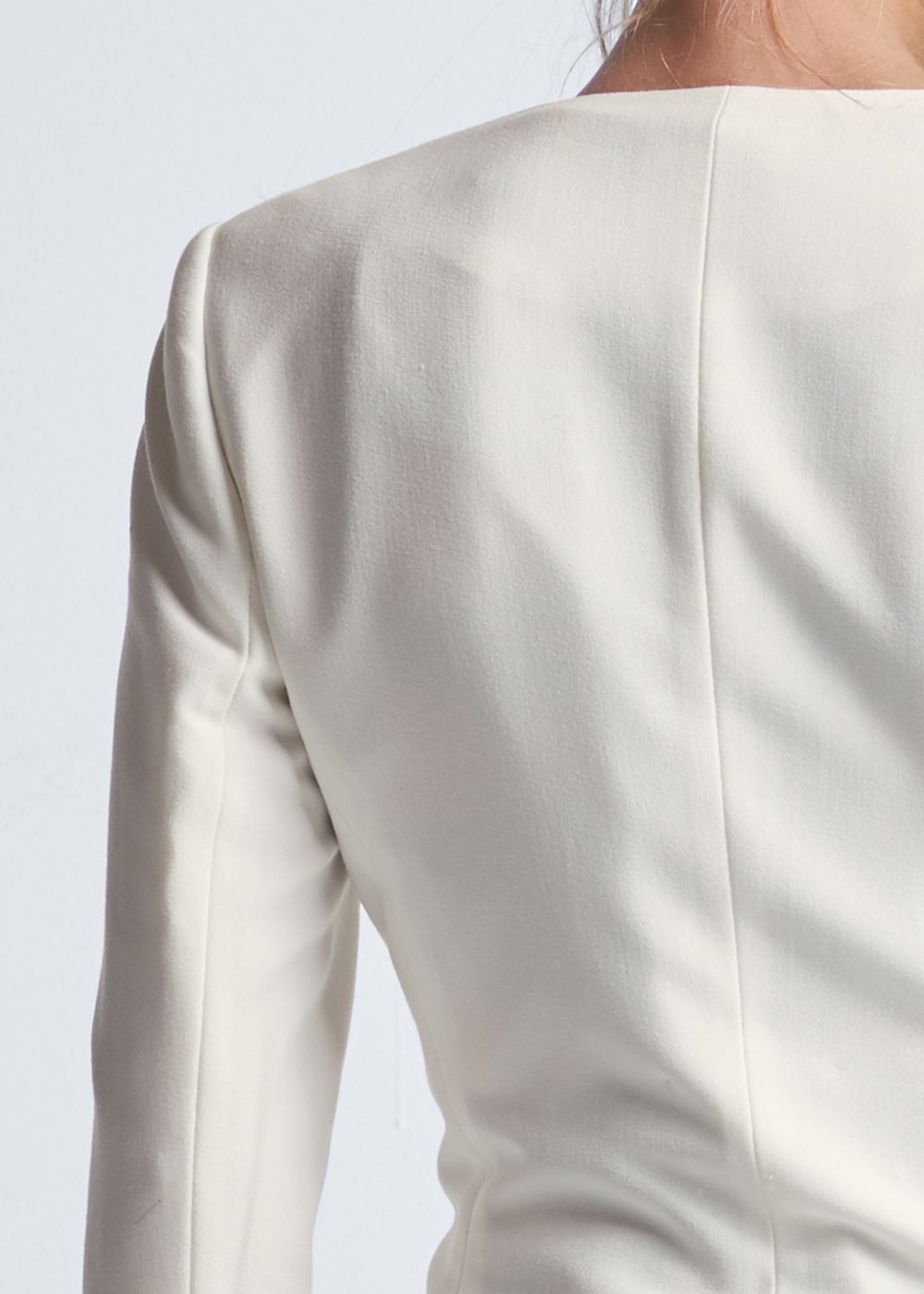 Venus White Multi BOW DETAIL BLAZER
