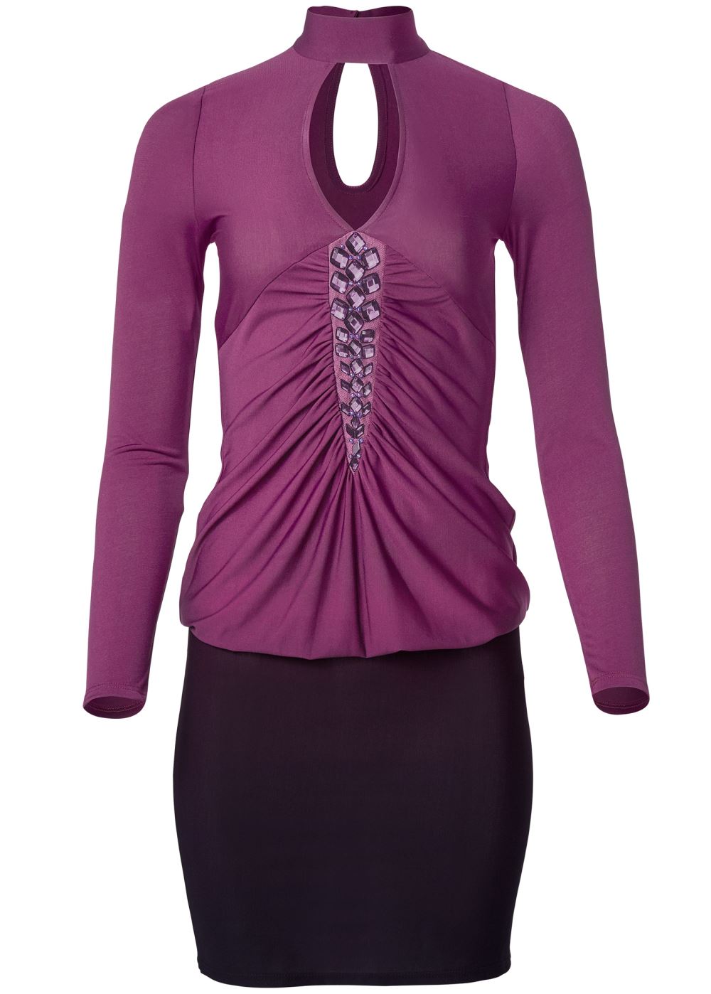 Venus Plus Size Embellished Mini Dress