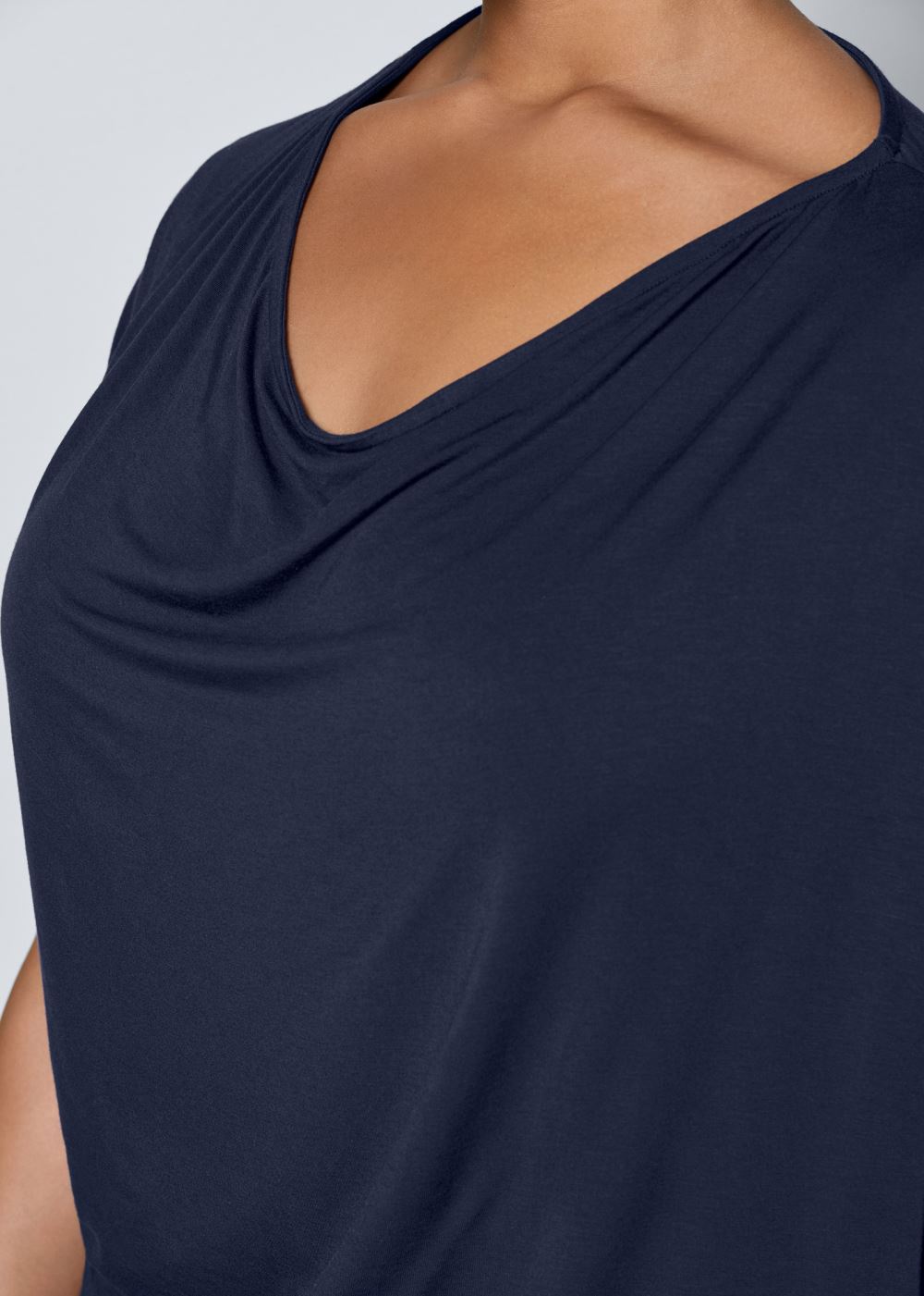 Venus Navy BASIC FLOUNCE TOP