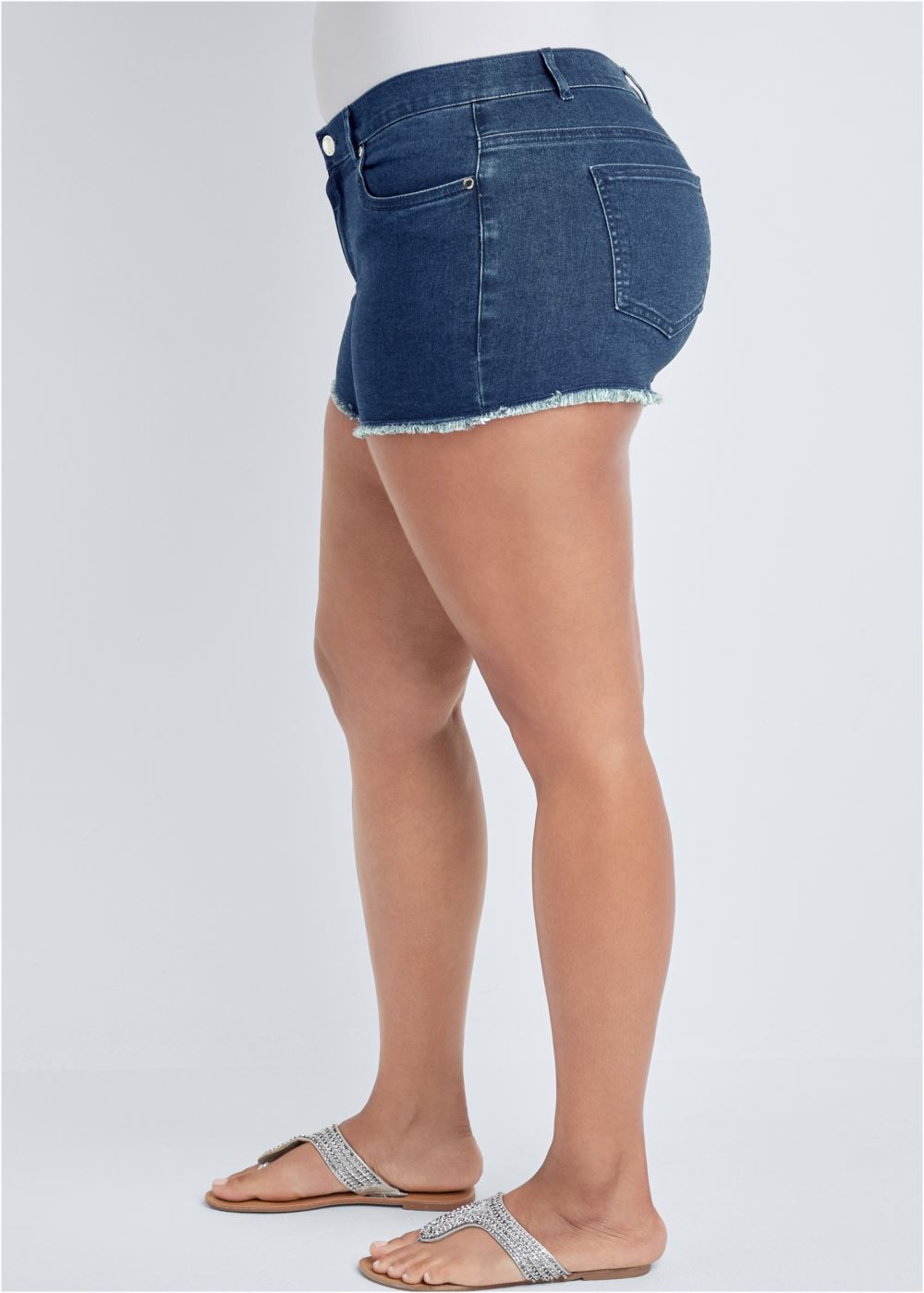 Venus Medium Wash CUTOFF JEAN SHORTS