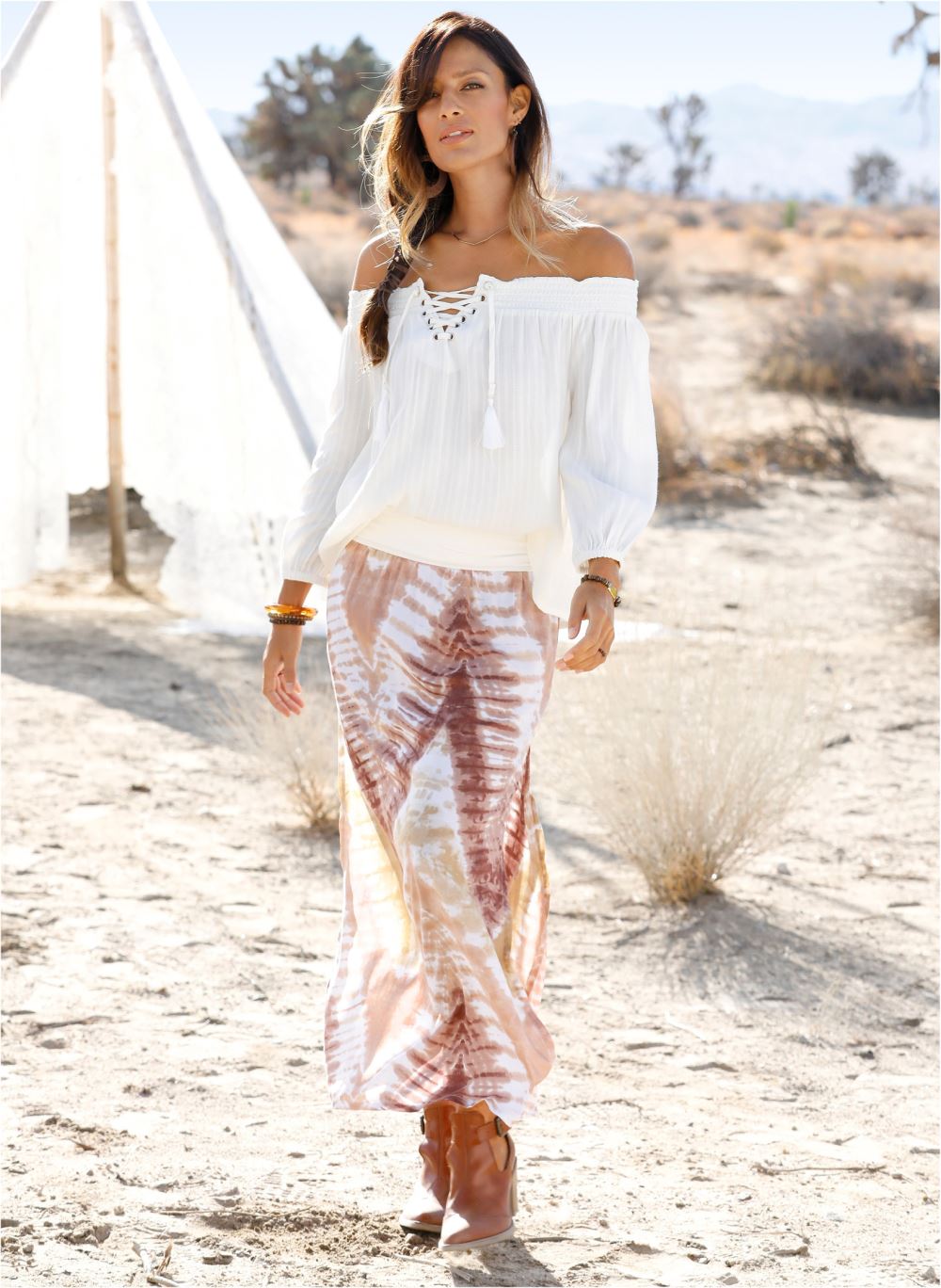 Venus Plus Size Off-The-Shoulder Top