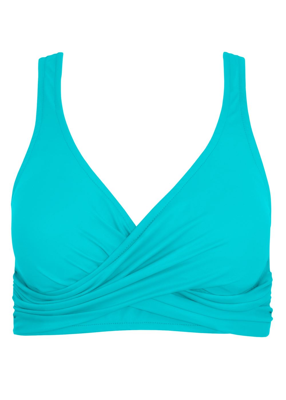 Venus Plus Size Lovely Lift Wrap Bikini Top Bikini - Aqua Reef