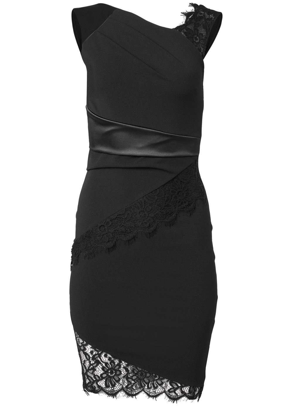 Venus Plus Size Lace Detail Party Dress