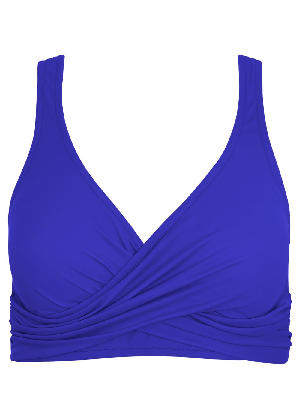 Venus Plus Size Lovely Lift Wrap Bikini Top Bikini - Cobalt Blue