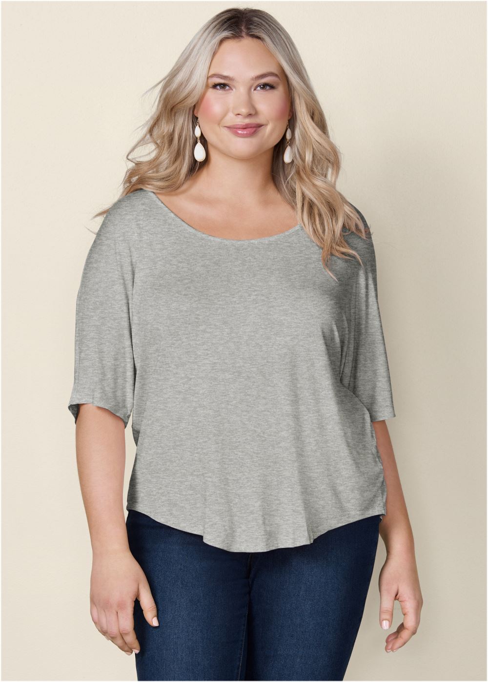 Venus Plus Size Racerback Basic Top