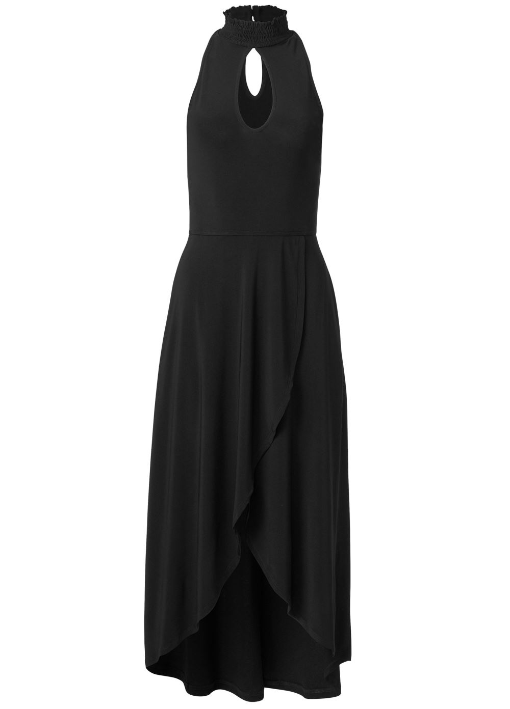 Venus Plus Size High-Low Keyhole Dress