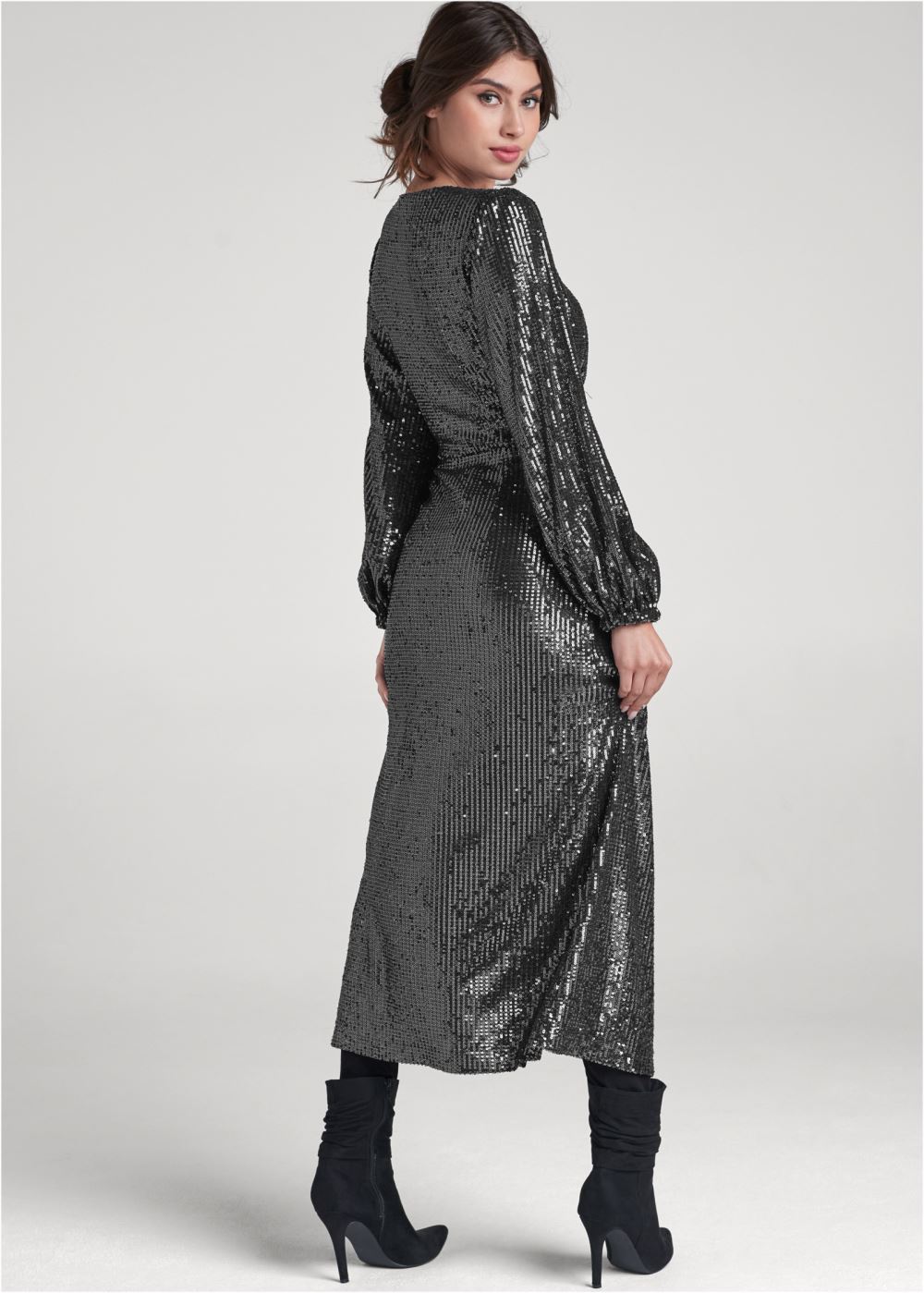 Venus Plus Size Sequin Maxi Top