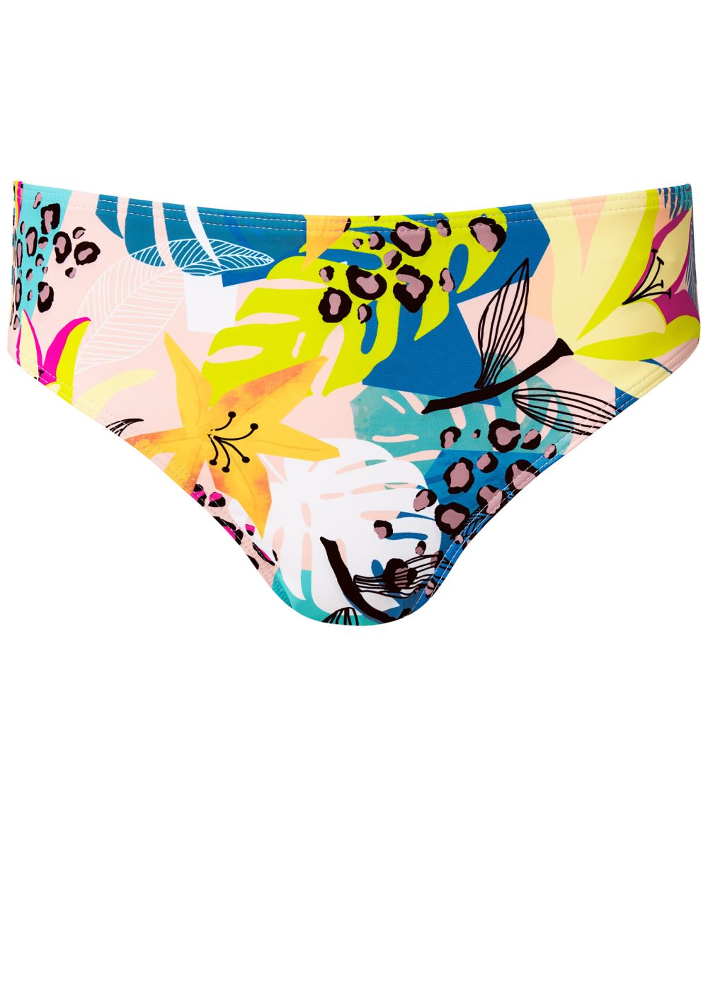 Venus Classic Hipster Mid-Rise Bottom Bikini - Wild Safari