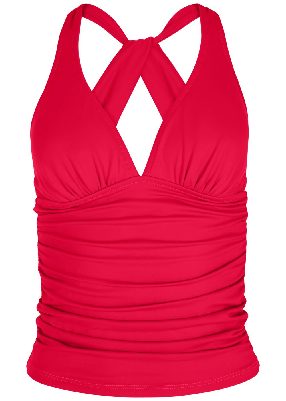 Venus Smoothing V-Back Tankini Top Bikini - Red Hot