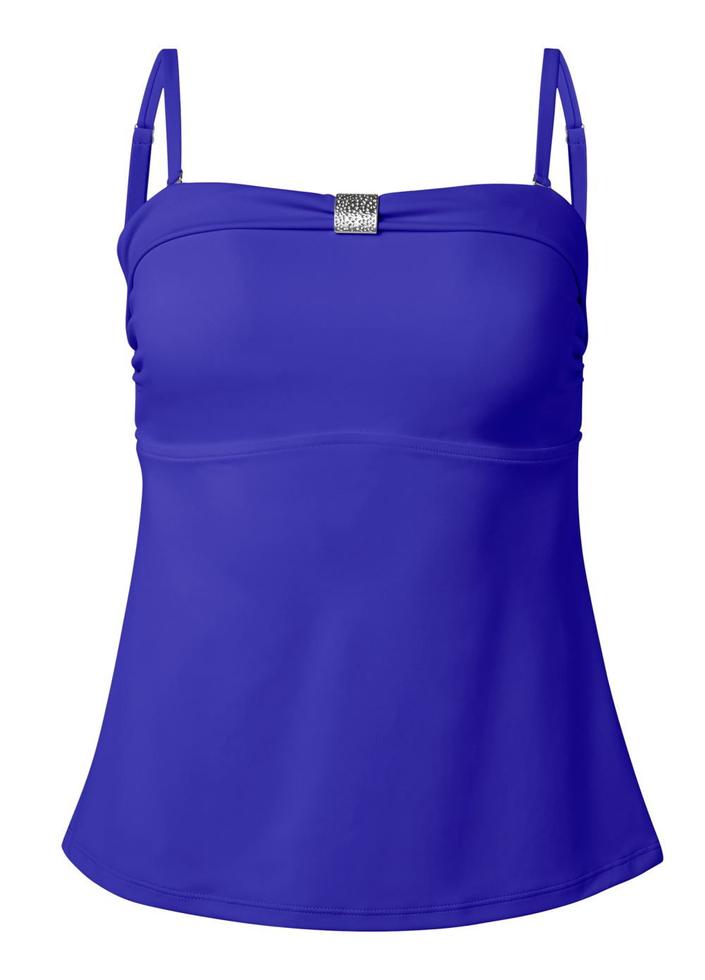 Venus Goddess Bandeau Tankini Top Bikini - Cobalt Blue