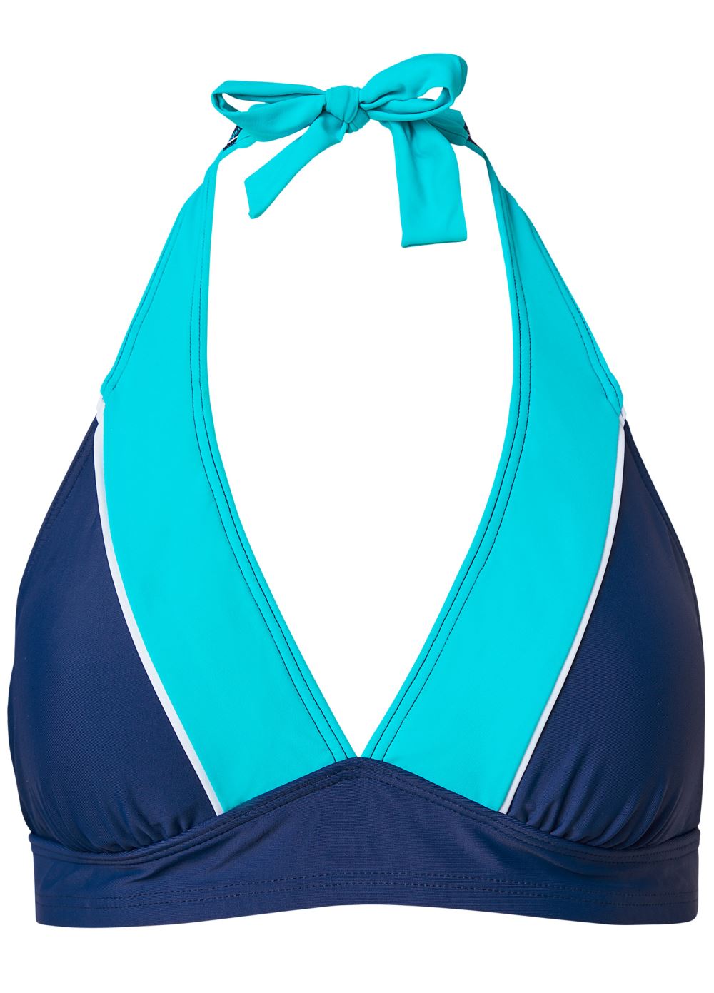 Venus Sally Halter Top Bikini - Ultramarine Blue & Aqua Reef