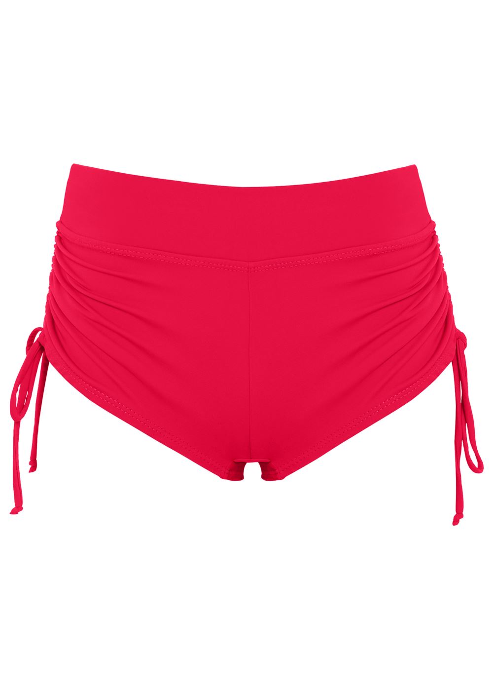 Venus Adjustable Side Swim Short Bikini - Red Hot